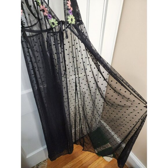 Sz 3X (20-22) Savage X Fenty Free Spirit Floral Embroidered Night Slip Rihanna - Picture 5 of 7